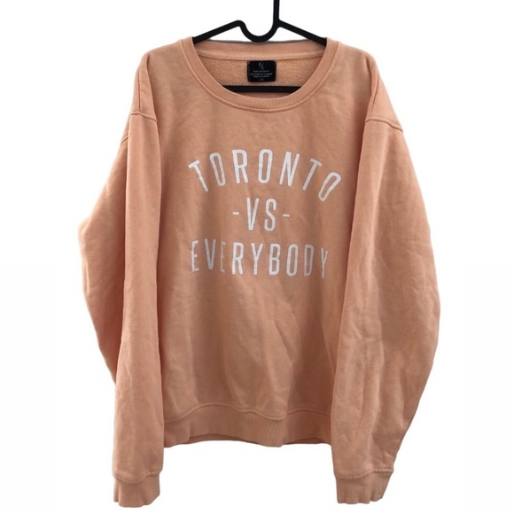 Peach Crew Neck Sweater - Picture 1 of 8